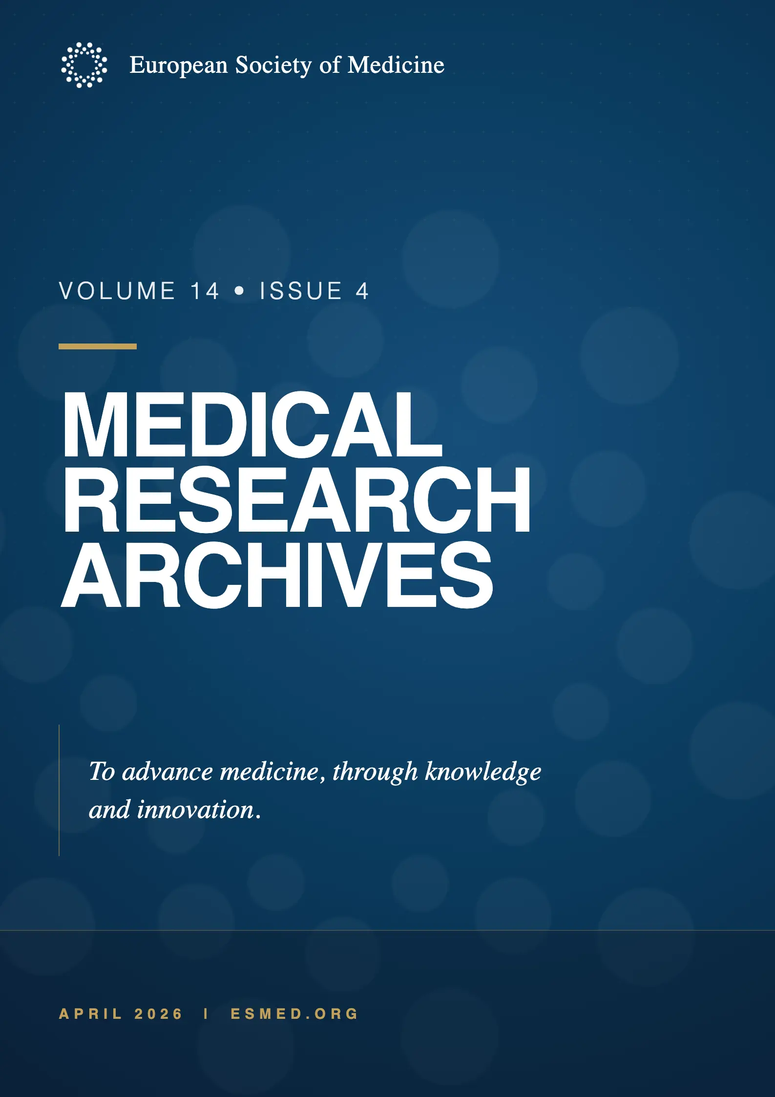 Medical Research Archives - Volume 14, Issue 4, April 2026
