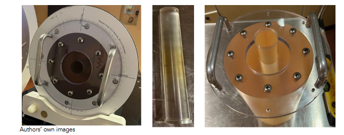 Figure 1 Arc Check System with 2 plug insets from Sun Nuclear Company.
