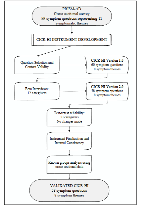 Figure 1: Flowchart of CICR-HI Development Methodology