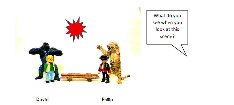 Reflection. Bridge between past and present