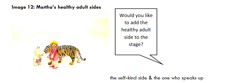 What does Martha need to say to David?