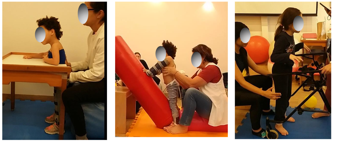 Example of intervention in standing position based on Bobath Concept