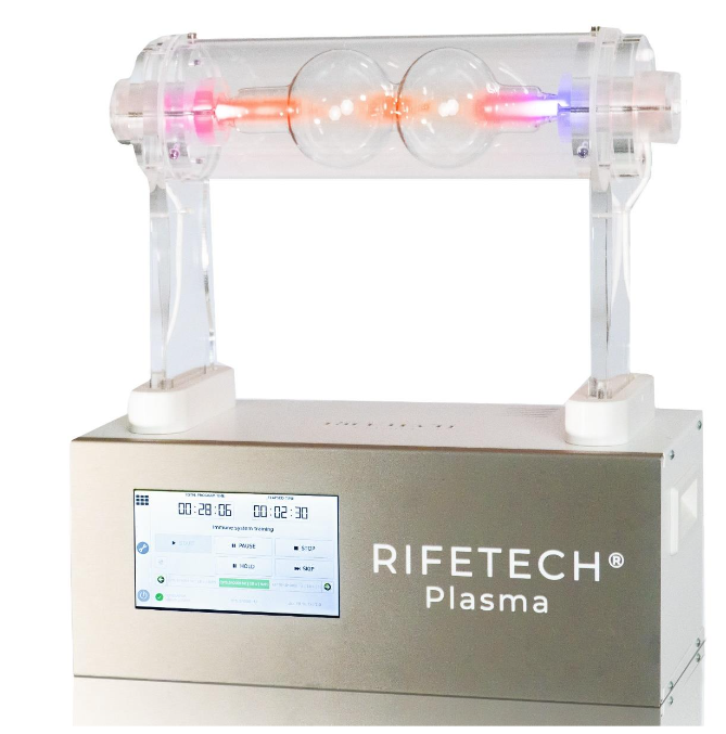 Figure 1 The energy medicine device used (RIFETECH-Plasma)