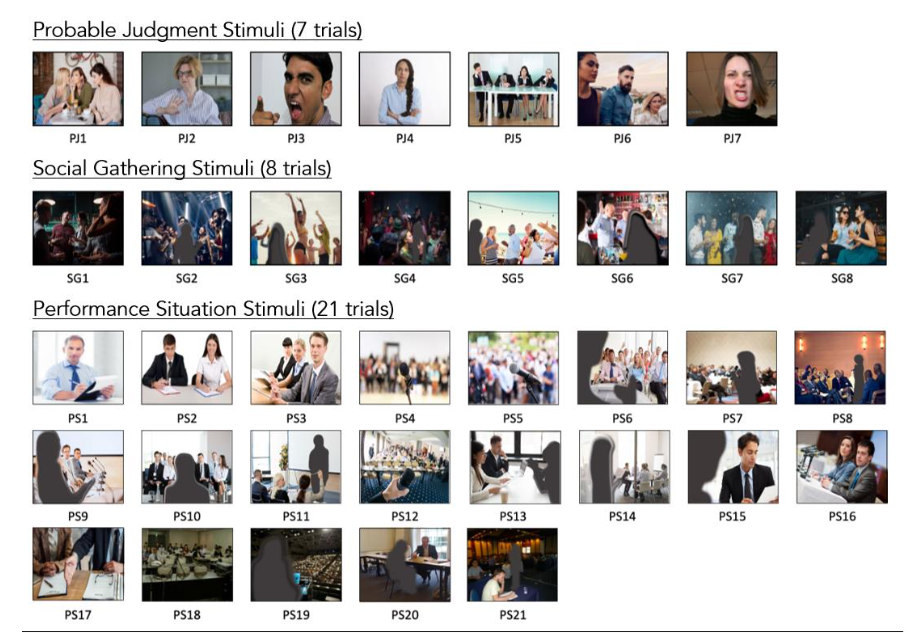 Figure 1: Outcome Probability Task Stimuli
