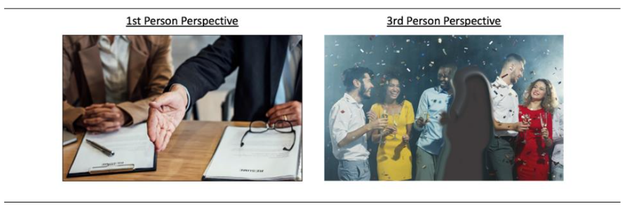 Figure 2: Examples of First and Third-Person Perspective Images