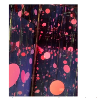 Figure 6. Geometric figure (circle) displayed in the immersed space.