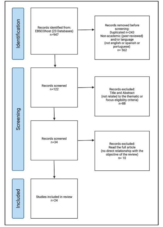 Figure 2. PRISMA protocol representation for this review.