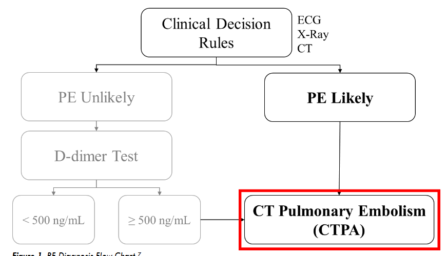 Figure 1. PE Diagnosis Flow Chart