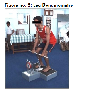 Figure no. 5: Leg Dynamometry