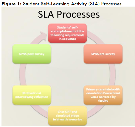 Figure 1: Student Self-Learning Activity (SLA) Processes