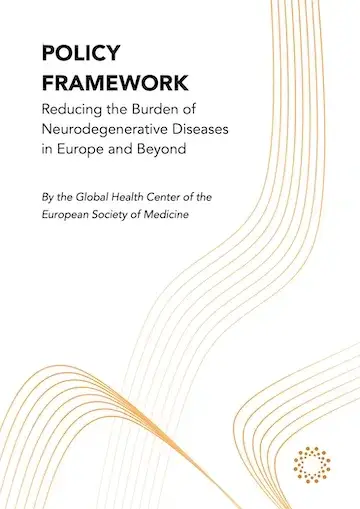 European Society of Medicine policy framework cover