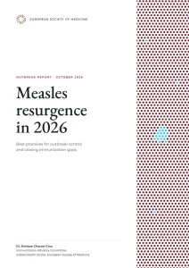Cover of the outbreak report Measles Resurgence in 2026