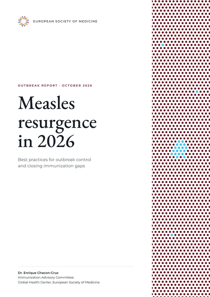 Cover of the Outbreak Report Measles resurgence in 2026
